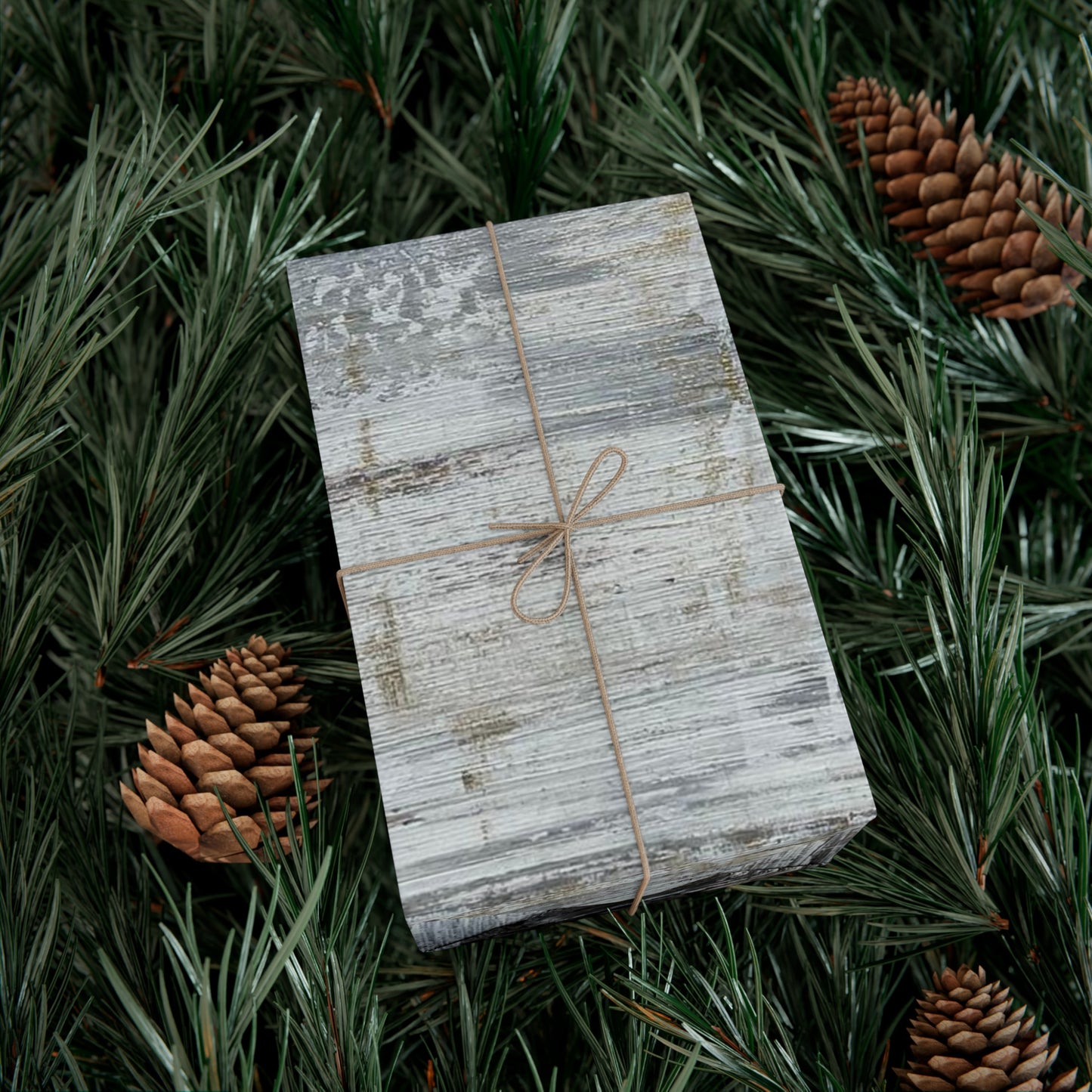 Split Gray Gift Wrap Paper